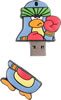 Clé USB Pingouin Boxer - 4 Go
