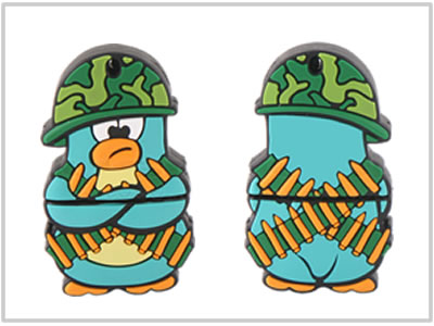 Clé USB Pingouin Soldat - 4 Go