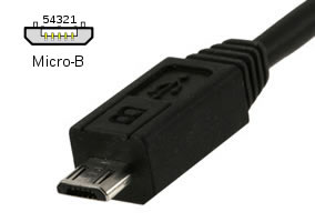 Cordon USB 2.0 type A Male / Micro USB type B Male